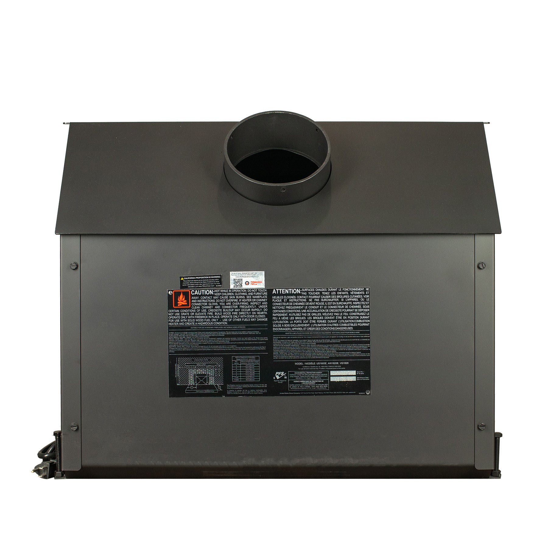 CH18 Wood Stove Insert